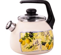 Эмалированный чайник appetite Citrus 3 л со свистком 4с209я Citrus
