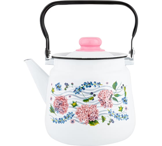 Эмалированный чайник appetite Hortensia 3.5 л 1с26с Hortensia