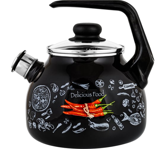Эмалированный чайник appetite Chilli 3 л со свистком 4с209я Chilli