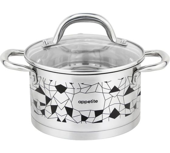 Кастрюля appetite Enigma нержавеющая сталь 2.5 л GS04253