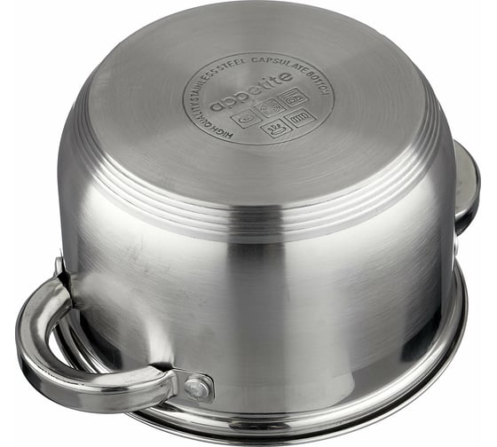 Кастрюля appetite Rondy нержавеющая сталь 5 л SH07503