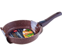 Сковорода Традиция готовить с любовью Доломит антипригарное покрытие литая 20 см съемная ручка ТД2205