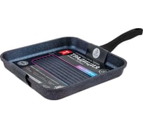 Сковорода-гриль Традиция готовить с любовью Сапфир антипригарное покрытие литая 28x28 см ТСГК7281