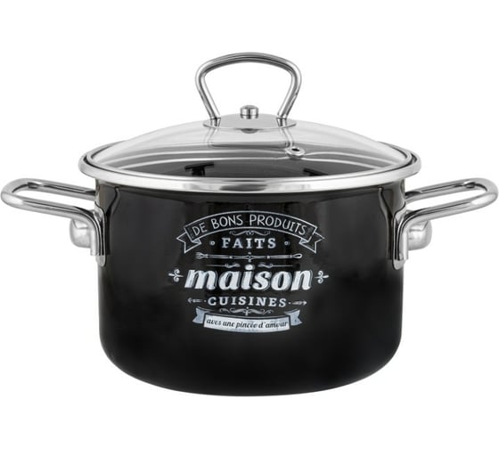 Цилиндрическая эмалированная кастрюля appetite Maison 3 л 1SD185S Maison
