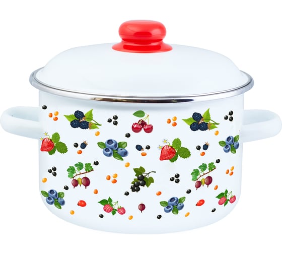 Цилиндрическая эмалированная кастрюля appetite CONFITURE 4 л 1RD201M CONFITURE