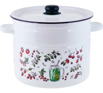 Цилиндрическая эмалированная кастрюля appetite Compote 9 л 1с200с Compote