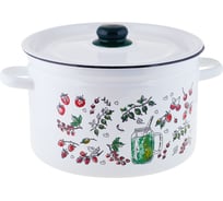 Цилиндрическая эмалированная кастрюля appetite Compote 7 л 1с18с Compote