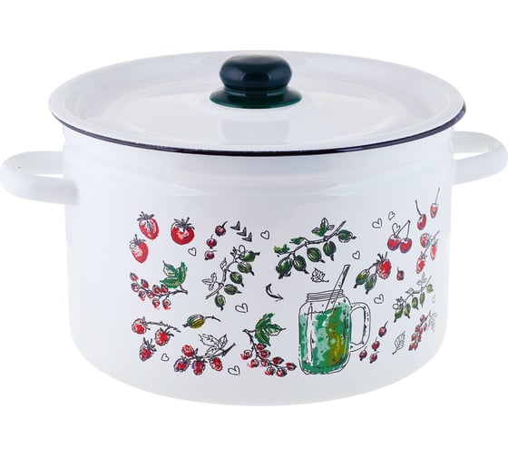Цилиндрическая эмалированная кастрюля appetite Compote 7 л 1с18с Compote