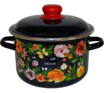 Цилиндрическая эмалированная кастрюля appetite Dream 3 л 1MD181P Dream