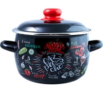 Сферическая эмалированная кастрюля appetite Gazpacho 4 л 1RC201M Gazpacho