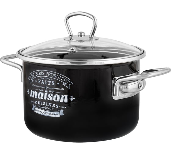 Цилиндрическая эмалированная кастрюля appetite Maison 4 л 1SD205S Maison