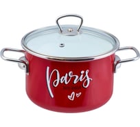 Цилиндрическая эмалированная кастрюля appetite Monamour 5.5 л 8SD225S Monamour