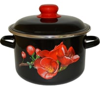 Цилиндрическая эмалированная кастрюля appetite Apple 3 л 1MD181P Apple