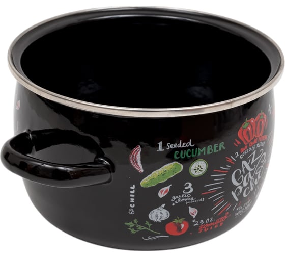 Сферическая эмалированная кастрюля appetite Gazpacho 2 л 1RC161M Gazpacho