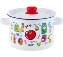 Цилиндрическая эмалированная кастрюля appetite Marinades 2.9 л 1с16с/1 Marinades