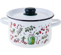 Цилиндрическая эмалированная кастрюля appetite Compote 4.5 л 1с17с Compote
