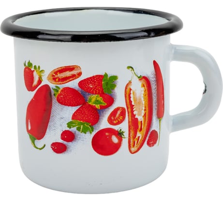 Эмалированная кружка appetite Паприка 0.4 л 1с2с Паприка