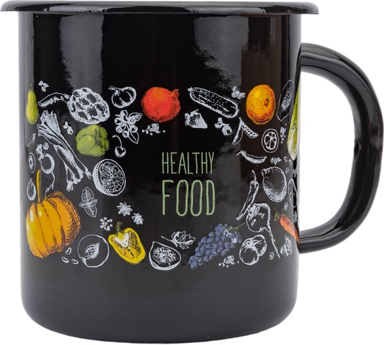 Эмалированная кружка appetite Healthy food 1 л 1с3с Healthy