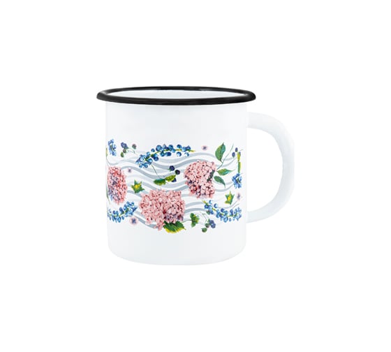 Эмалированная кружка appetite Hortensia 1 л 1с3с Hortensia