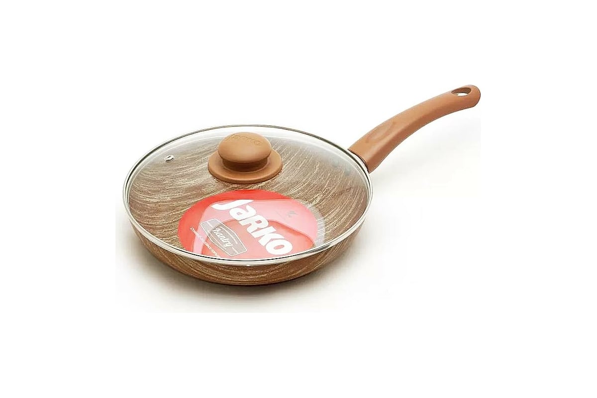 Глубокая cковорода JARKO Kantry 28 см со стеклянной крышкой JKntr-128 ...