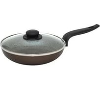 Глубокая cковорода JARKO Merletto 24 см со стеклянной крышкой JMr-124-11