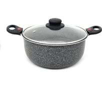 Кастрюля JARKO 20 см 2.9 л, со стеклянной крышкой JSH-206