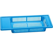 Дуршлаг на раковину COSMOPLAST 50x22x7 см, пластик, цвет ассорти 2137