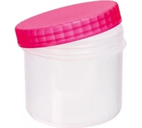 Банка COSMOPLAST с винтовой крышкой, 0.5 л, пластик, ассорти 2320