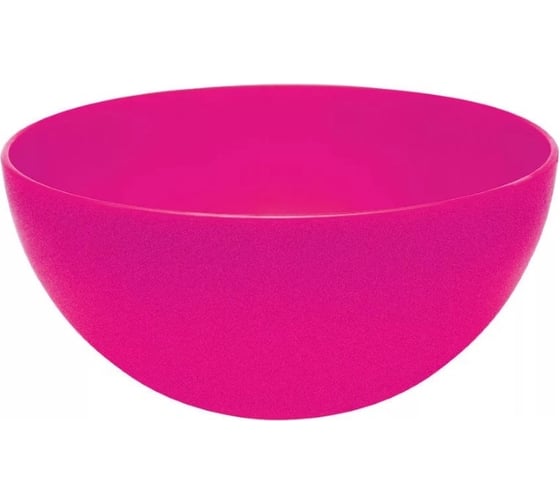 Салатник COSMOPLAST RIO, 2 л, диаметр 21 см, высота 10 см, пластик, цвет ассорти 2024