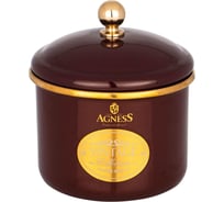 Банка для сыпучих продуктов Agness ТЮДОР эмалированная,12x9 см, 1.0 л 950-334