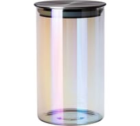 Емкость для сыпучих продуктов Agness RAINBOW 1000 мл, D 9.5 см, H 16 см, цвет: радужный 889-135