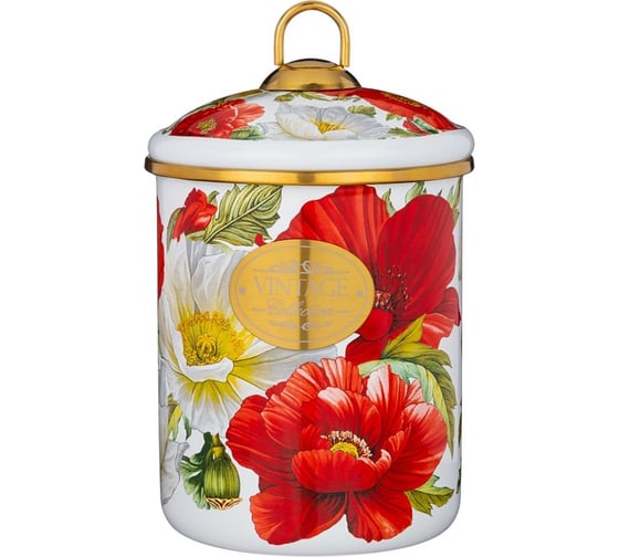 Банка для сыпучих продуктов Agness МАКИ 12x15 см, 1.5 л 950-482 1