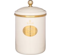 Банка для сыпучих продуктов Agness ТЮДОР эмалированная,12x15 см, 1.5 л 950-321