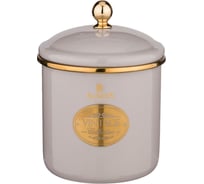Банка для сыпучих продуктов Agness ТЮДОР эмалированная, 12x12 см, 1.2 л 950-305