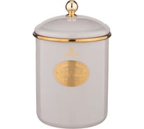 Банка для сыпучих продуктов Agness ТЮДОР эмалированная, 12x15 см, 1.5 л 950-306