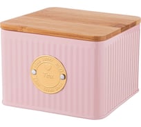 Банка для чайных пакетиков Agness MAJESTY 800 мл, 11х11х7 см 790-220
