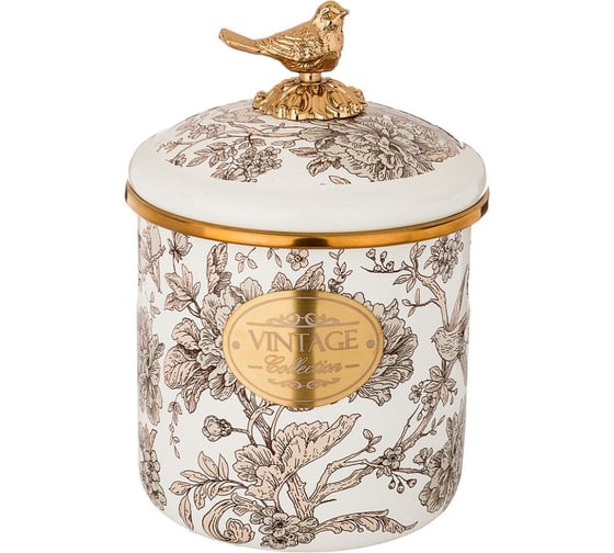 Банка для сыпучих продуктов Agness ROYAL GARDEN 12x12 см, 1.2 л 950-099 1