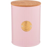 Емкость для сыпучих продуктов Agness MAJESTY САХАР 1.3 л, диаметр 11 см, высота 15 см 790-214