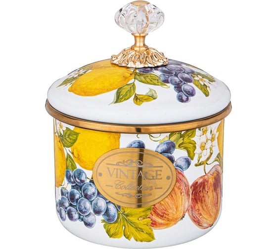 Банка для сыпучих продуктов Agness ФЛАНДРИЯ 12x9 см, 1.0 л 950-450