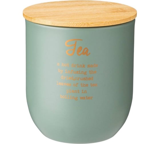 Емкость для сыпучих продуктов Agness GLAM ЧАЙ 9x6х10 см 790-283 1