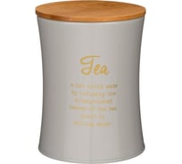 Емкость для сыпучих продуктов Agness ТЮДОР ЧАЙ 1.1 л, диаметр 11 см, высота 14 см 790-258