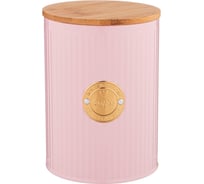 Емкость для сыпучих продуктов Agness MAJESTY КОФЕ 1.3 л, диаметр 11 см, высота 15 см 790-215