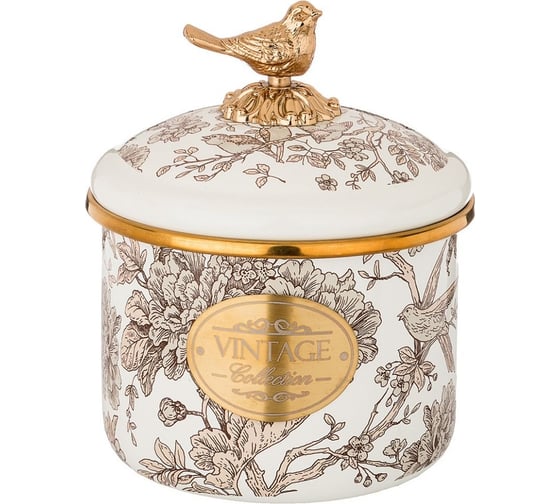 Банка для сыпучих продуктов Agness ROYAL GARDEN 12x9 см, 1.0 л 950-098 1