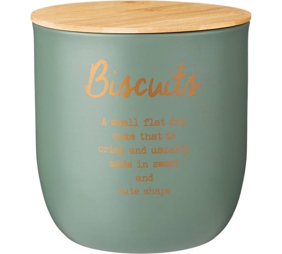 Емкость для сыпучих продуктов Agness GLAM МУКА 15x15.5 см 790-284 1