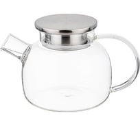 Заварочный чайник Agness HIGH-TECH 1000 мл, цвет: прозрачный 889-121