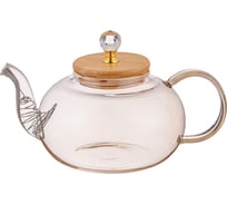 Заварочный чайник Agness AMBER 1000 мл, цвет: янтарный 889-111