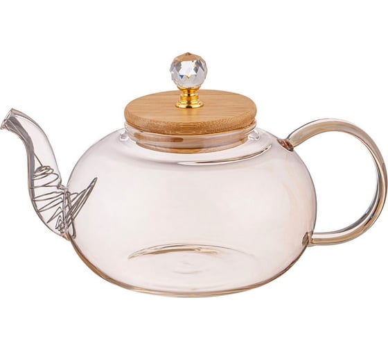 Заварочный чайник Agness AMBER 1000 мл, цвет: янтарный 889-111 1