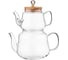 Упаковка чайников Agness KRISTALL 630/1500 мл, цвет: прозрачный 889-149 1