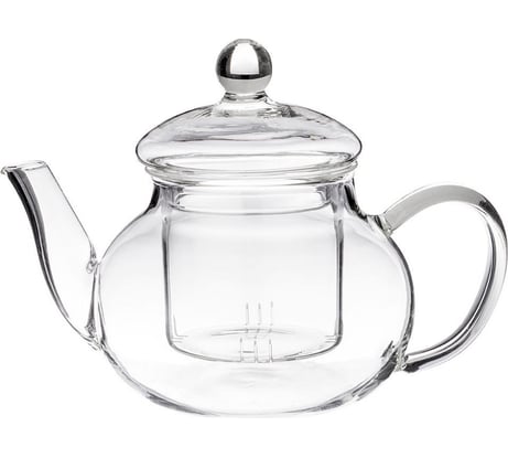 Заварочный чайник Agness со стеклянным фильтром, 600 мл 891-032