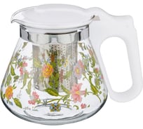 Заварочный чайник Agness FLOWERS с фильтром, 700 мл 885-069